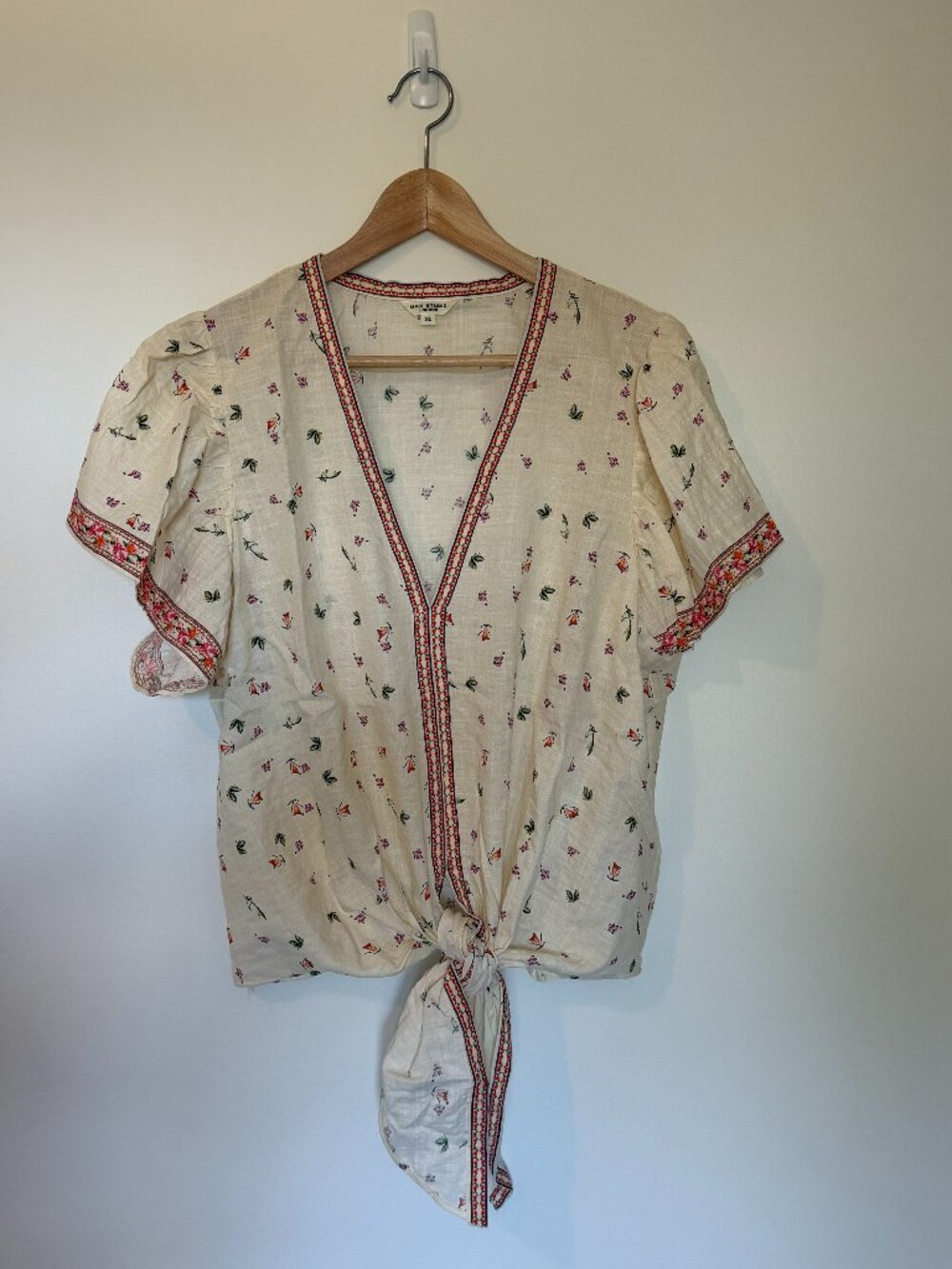 Max Studio London Floral Blouse